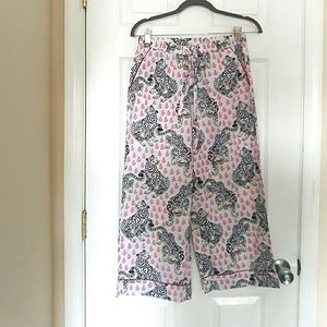 NWOT Anthropologie Printfresh Tiger Queen Pajama Pants